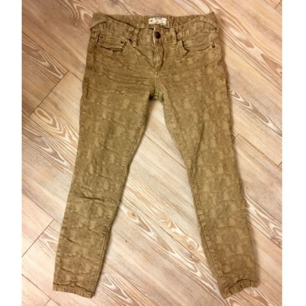 Free People Ankle Camel Pants